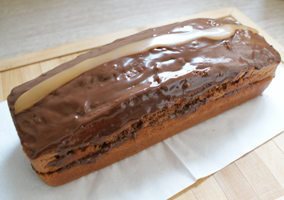 gateau choco caramel
